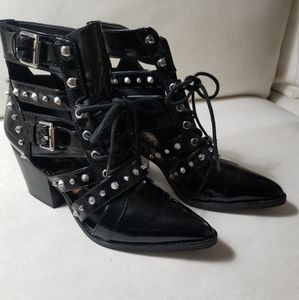 Sam Edelman Elana patent leather booties